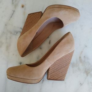 7 For All Mankind Wedge Pump
